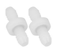 Akozon Válvula de Retención de Plástico de 2 Piezas de 3/8 Pulgadas sin Retorno Válvula de Agua de un Sentido para Compresores de Aire, Bombas de Acuario, Gas y Líquidos (CDDV6)