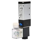 Akozon Válvula Solenoide 4V210-08 Válvula de Control Neumática de 2 Posiciones y 5 Puertos Dc24V para Maquinaria de Automatización Industrial Compacto Durable (DC12V)