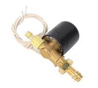 Akozon Válvula Solenoide de 24V para Máquina de Soldadura por, 0-0,8Mpa, Gasóleo, Dc24V, Construcción de Hierro y Cobre, Conexión Fácil (AC24V)