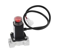 Akozon Válvula Solenoide de Gas G1/2 Control Automático de Emergencia Electromagnético para Tubería con de Reinicio Manual de Cierre 1S