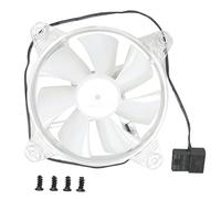 Akozon Ventilador de Caja RGB, Buena Disipación de Calor, bajo Nivel de Ruido, Cuchillas Simples, Computadora de Refrigeración, LED, 120 Mm, 7 Instalación de Chasis para Radiador Líquido