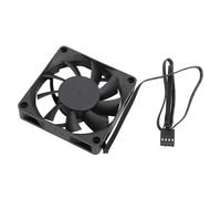 Akozon Ventilador de Enfriamiento de Rodamiento de Bolas Dual de 70 Mm de 70 Mm - 4 Pin PWM, Control de Temperatura Inteligente, Velocidad de 2500 RPM, Operación Ultra Silenciosa, Ideal para