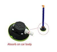 Akozon Ventosa de Vacío de 3 Pulgadas para Reparación de Abolladuras sin Pintura, Herramienta Extractora de Base de Bomba Manual para Abolladuras de Carrocería de Coche (3 pulgadas)