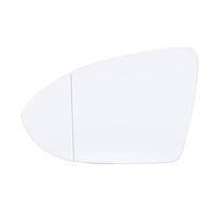 Akozon Vidror de Espejo con Calefacción de Puerta Lateral Izquierda, Reemplazo de Vidrio de Espejo Retrovisor a Prueba de Rascar para Mk7 2012-2020, Adecuado para Espejos de Puerta