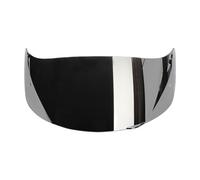 Akozon Visor de Casco de Motocicleta Plateado para Visera de Casco K1 K3SV K5 con Hebilla Desmontable