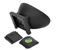 Akozon Visor de Goma de 22 Mm con Cubierta para Zapata Fría y Nivel de Burbuja para 5D2 5D 6D