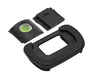 Akozon Visor Ocular, Cubierta para Zapata Fría y Juego de Nivel de Horizonte para Cámara K5IIS K5II K30 K50 K5 K7 KS1