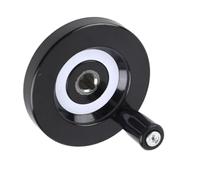 Akozon Volante de Máquina Herramienta Corrugada con Empuñadura Giratoria Rueda de Ajuste Manual de Baquelita para Torno Fresado Equipos de Corte Piezas de Repuesto Maquinaria Industrial (12 * 80mm)