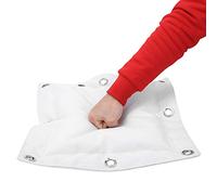 Akozon Wing Chun Training Ring Punch Pad de Pared Saco de Arena vacío de sacador de Lona Target con Cremallera para el Boxeo Muay Thai Sanda(L)