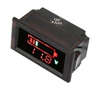Akozon YB28VE Voltímetro de Pantalla Digital de Automóvil Eléctrico Impermeable - Indicador de Batería Versátil para Vehículos Eléctricos