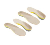Akozon Zapato de 2 Parejas, Almohadillas de la Corrección de Pies Plano y Plantilla de de Suelas para Caminar Corriendo Peso Ligero Transpirable