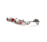 AKRAPOVIC Racing Line Completo Sistema Dual Escape - Titanio Silenciadores De