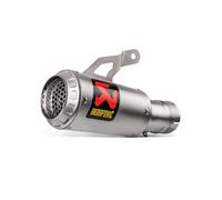 Silenciador trasero de titanio Akrapovic Slip-On Line, plata