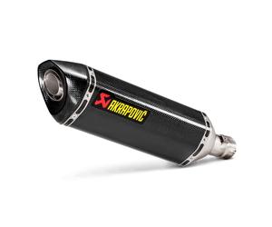 Akrapovic Slip-On Line Silenciador trasero de carbono, carbono