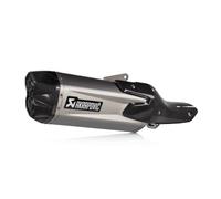 Akrapovic Slip-On Line Titanio Silenciador trasero, negro-gris