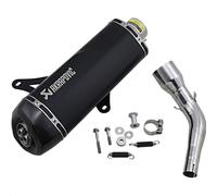 AKRAPOVIC Slip-On Scooter - Negro Inoxidable Muffler S-VE3SO9-HRSSBL 1811-3941