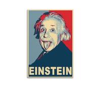 AKRHARWB Póster de Albert Einstein para pared, diseño vintage, elegante, pintura decorativa para sala de estar, dormitorio, póster estético, 30 x 45 cm, estilo sin marco