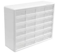 Akro-Mils 10124 Gabinete de Almacenamiento de plástico con 24 cajones para organización de Garaje, Almacenamiento Lego, Caja de Herramientas para Profesores, Organizador de Maquillaje y más, 50.8 cm