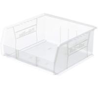 Akro-Mils 30235 AkroBins Plastic Storage Bins, Space-Saving Stackable Bins for Garage, Pantry, Craft Organization, 27,6 cm x 27,9 cm x 12,7 cm, Clear, 6-Pack