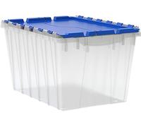Akro-mils 66486 cldbl 12-Gallon keepbox de almacenamiento de plástico con tapa adjunta, 21 - 1/2-inch por 15 pulgadas por 12 - 1/2-inch, Semi transparente, 66486CLDBL