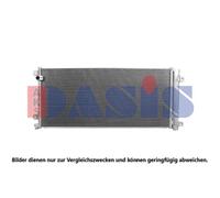 AKS DASIS Condensador Acondicionado Con Secadora para Honda Civic X Hatchback