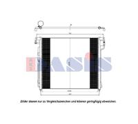 AKS DASIS Condensador Acondicionado Con Secadora para Nissan NP300 Navara D40