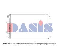 AKS DASIS Condensador Aire Acondicionado para Nissan Qashqai + 2 de I J10 JJ10