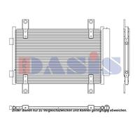 AKS DASIS Condensador Aire Con Secadora para Fiat Ducato Camión/Chasis 244