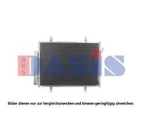 AKS DASIS Condensador De Aire Acondicionado Con Secador Para Suzuki Celerio LF