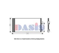 Aks Dasis Enfriador De Clima Con Secador Para Renault Laguna III Grandtour KT0/1