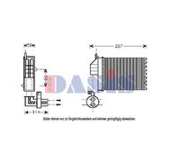 AKS DASIS Intercambiador De Calor Interior Para Fiat Seicento/600 1.1 0.9