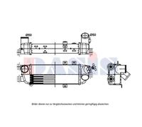 AKS DASIS Intercooler Aluminio para Kia Cee'D Sw Hyundai i30 517012N