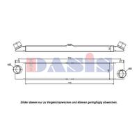 AKS DASIS Intercooler para Fiat Ducato Camión/Chasis 087015N