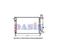Aks Dasis Radiador Radiador De Agua Para Peugeot 106 I 1A 1C 1.0