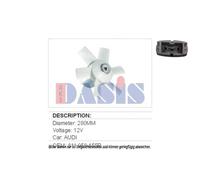 AKS DASIS Ventilador Refrigeración Del Motor Apto para Audi 80 90 488020N
