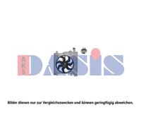 AKS DASIS Ventilador Refrigeración Del Motor Apto para Toyota Aygo C1 107