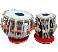 Akshar Tabla Mart Best of Beginner - Juego de mesa de acero Bayan Shisham de madera Dayan con martillo de bolsa, artilugio y Gatta de plástico