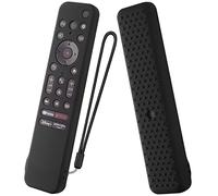 AKSHFETH Funda de Silicona para Mando a Distancia de Voz Sony RMF-TX800U RMF-TX900U 2022, Funda Protectora antigolpes Compatible con Sony 4K Ultra HD TV X80K X90K X95K Series Remote (Negro)