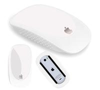 AKSHFETH Protector de Silicona para Apple Magic Mouse 1 y 2, Funda Protectora para iMac Magic Mouse (Blanco)
