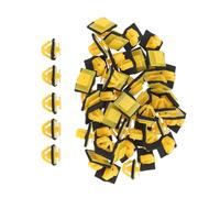 aksot Tornillos de Coche para Hyundai para Elantra para Tucson 100 Uds. Sujetador De Plástico para Coche Placa Protectora De Puerta Rueda Clip para Cejas Amarillo
