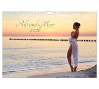 Akt und Meer (Wandkalender 2026 DIN A4 quer), CALVENDO Monatskalender: 13 wundervolle Aktaufnahmen am Meer