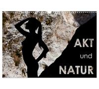 Akt und Natur - im Zauberwald (Wandkalender 2026 DIN A3 quer), CALVENDO Monatskalender: Schöne Frauen in wilden Naturlandschaften
