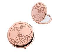 AKTAP Acotar Gifts SJM Books - Espejo compacto de alta dama de la noche Court Bookish regalos para amantes de los libros (SJM Mirror)