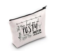 AKTAP Bolsa de maquillaje inspirada en cantantes masculinos con letras de canciones, mercancía, cantante, concierto, maquillaje, bolsa con cremallera, Had Me-py1, CB