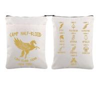 AKTAP Camp Half Blood - Funda para libro Percy Merchandise Heroes of Olympus Protector de libros para amantes de los libros, regalo de media sangre (funda de libro Percy, talla única)