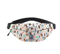 AKTAP Chossen Merchandise Gifts - Riñonera cruzada cristiana para la iglesia de Jesús, regalos religiosos, riñonera para mujeres u hombres, Chosen - Bolsa para cinturón, WB