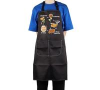 AKTAP Delantal ajustable con 2 bolsillos para amantes de las abejas, baberos de jardinería con temática de abejas, Delantal de apicultura, M