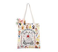 AKTAP Fairy Tales Gifts Tale As Old As Time Belle & Co Since 1991 - Bolsa de mano inspirada en la bestia de la bella, Bolsa de 1991, 14.56 inches (37cm) tall and 12.59 inches (32 cm) wide