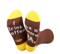 AKTAP Luke's Diner Merch Gifts I Drink Coffee Like a G Socks Stars Hollow Gifts Lorelai Rory Fans Gifts Coffee Lover Socks, Calcetines I Drink Coffee-HT, 48