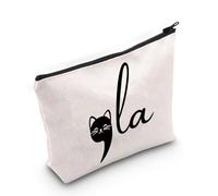 AKTAP Madam Presidential Gifts Funny Cat Comma La Quote - Bolsa de maquillaje con cremallera para elecciones 2024, regalos feministas, Cat Comma-py2, MB